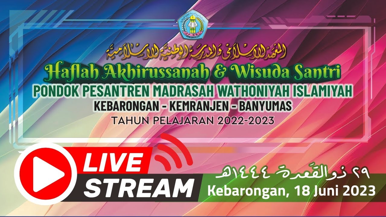 Wisuda Santri - PPMWI Kebarongan 2023