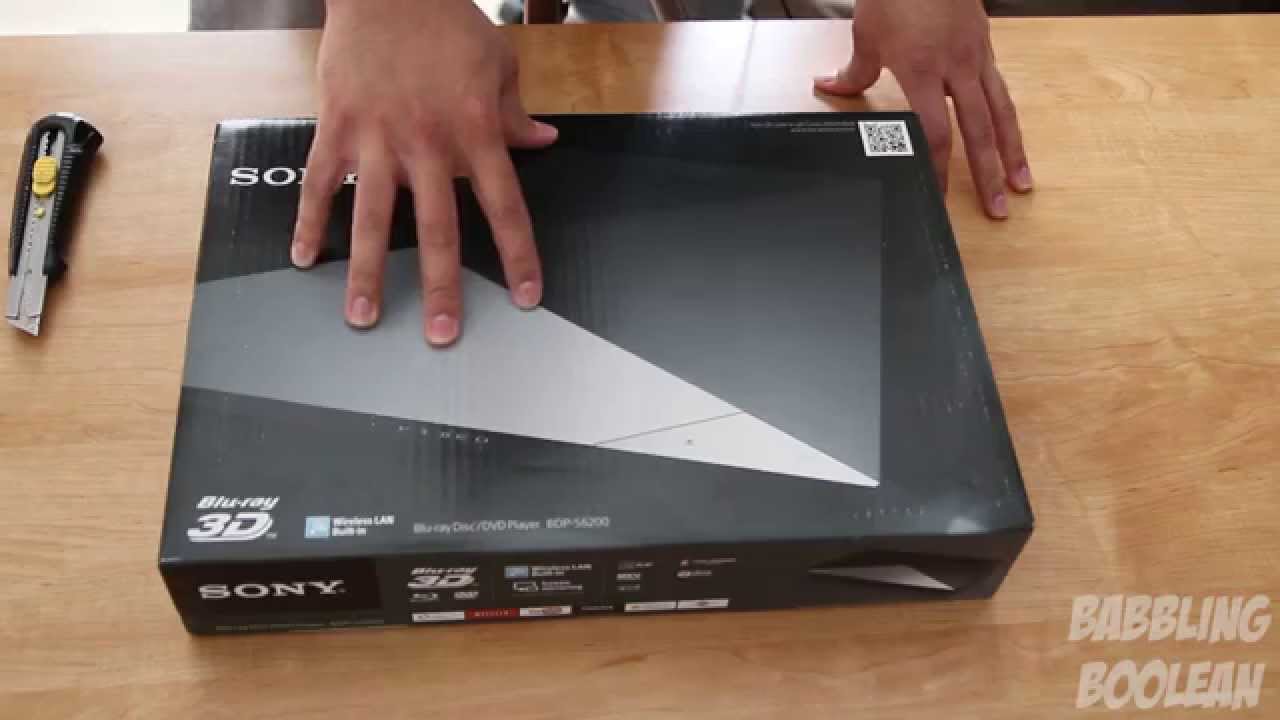 Sony BDP-S6200 3D Blu-ray Media Player Unboxing