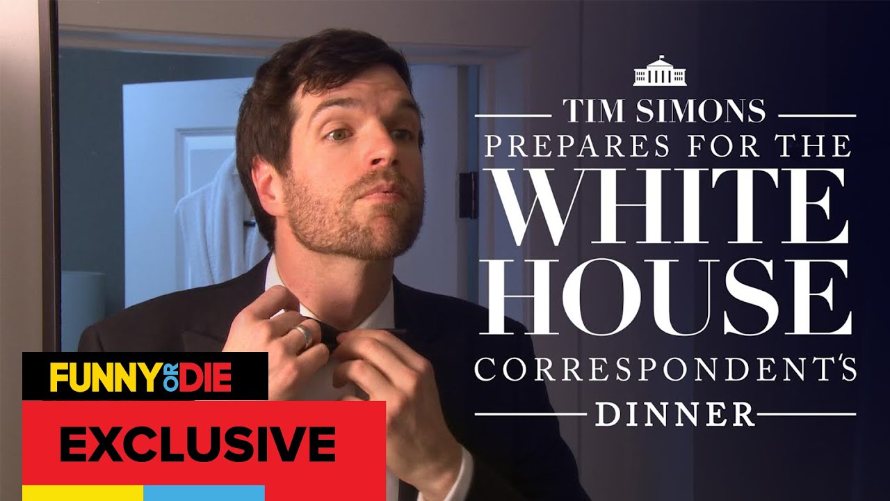 Tim Simons Prepares For The White House Correspondents' Dinner