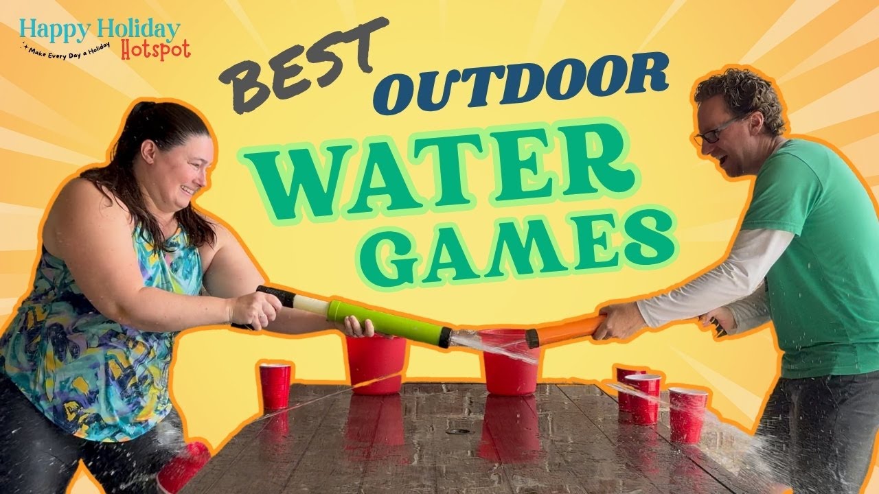 4 FUN Water Games perfect for Any Age  &ndash; No Pool Needed!