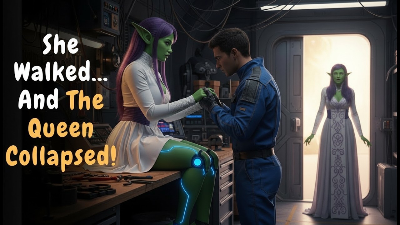 The Alien Queen Dropped Her Crown When Her Paralyzed Daughter Walked — Because of One Human | HFY
