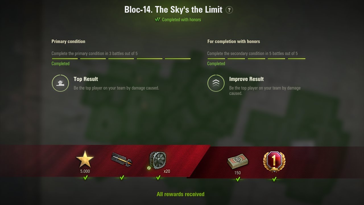 Bloc-14 mission for Obj 279e with honors | World of Tanks