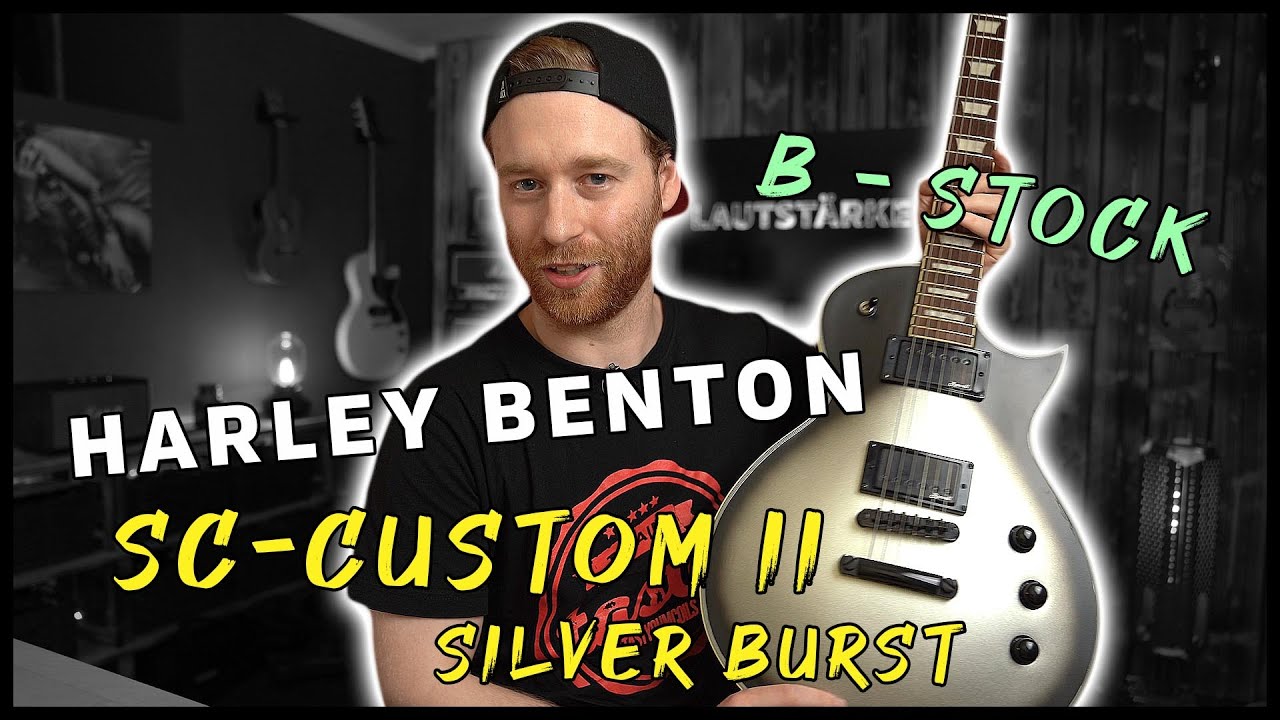 Alarm in günstig - Harley Benton SC-Custom II in Silver Burst (!!!) B-Stock (!!!)