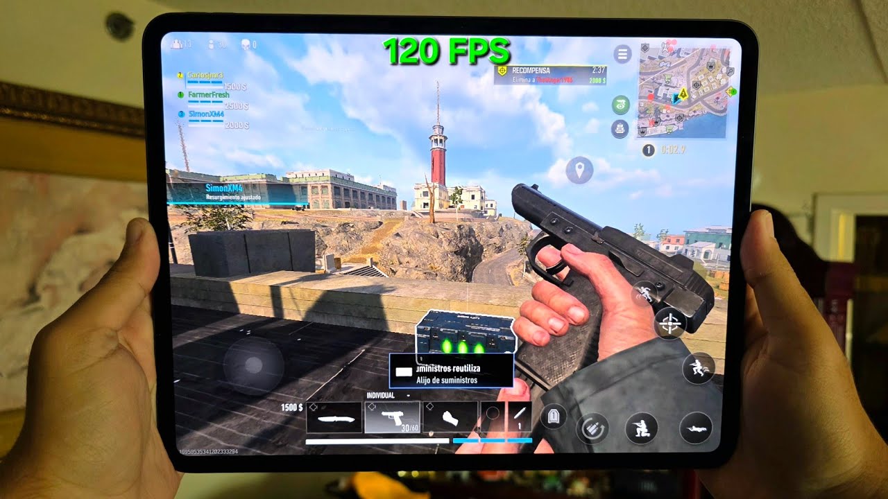 IPAD PRO (M5) 2025 vs WARZONE MOBILE REBIRTH ISLAND A 120 FPS😱🔥😱🔥