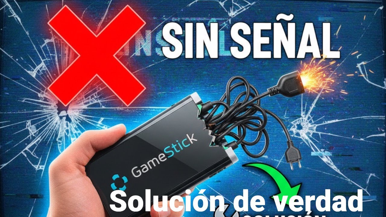 GameStick: Soluciona problemas sin señal loading insert TF  conecta y disfruta