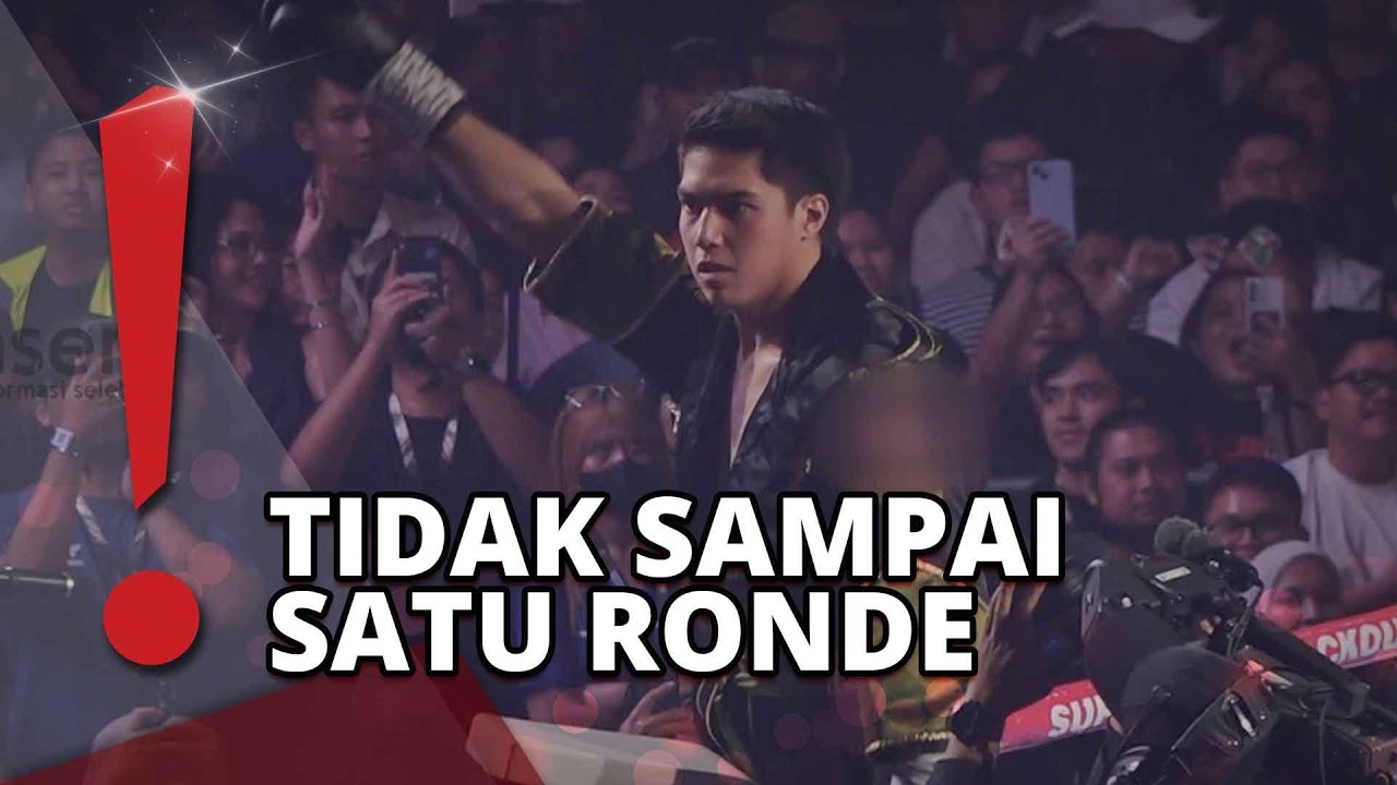 Penonton Kecewa El Rumi-Jefri Nichol Tanding Tinju Cuma 38 Detik