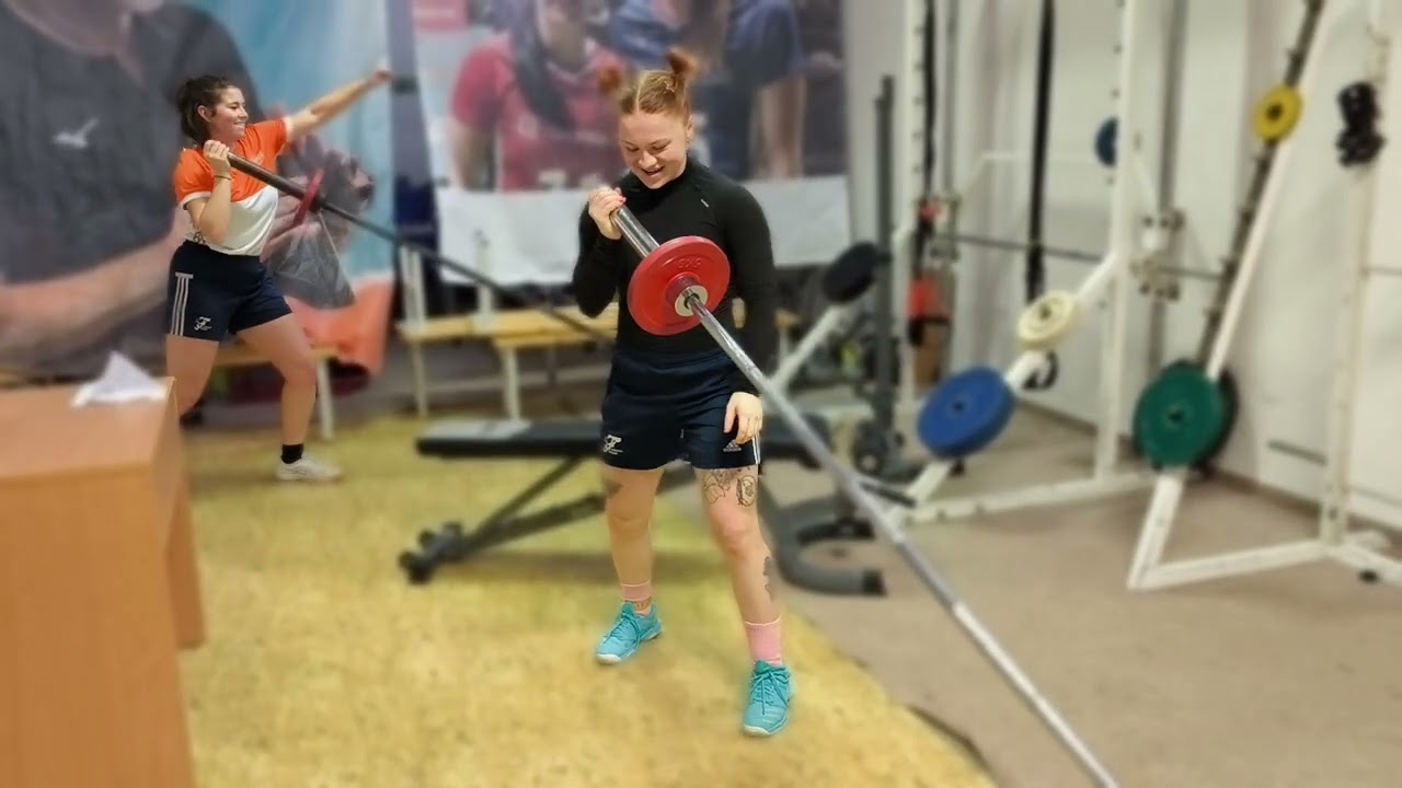SA Landmine Rotational Push Press - B-Stance