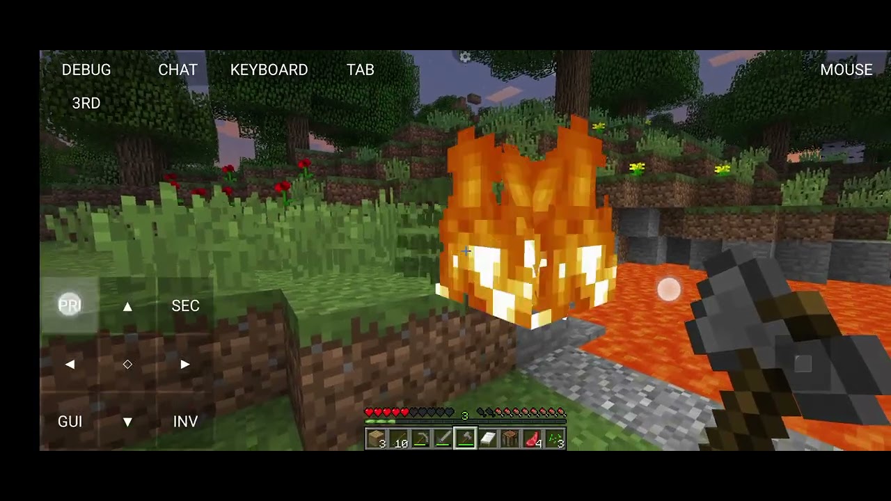 Minecraft gameplay like and subscribe 