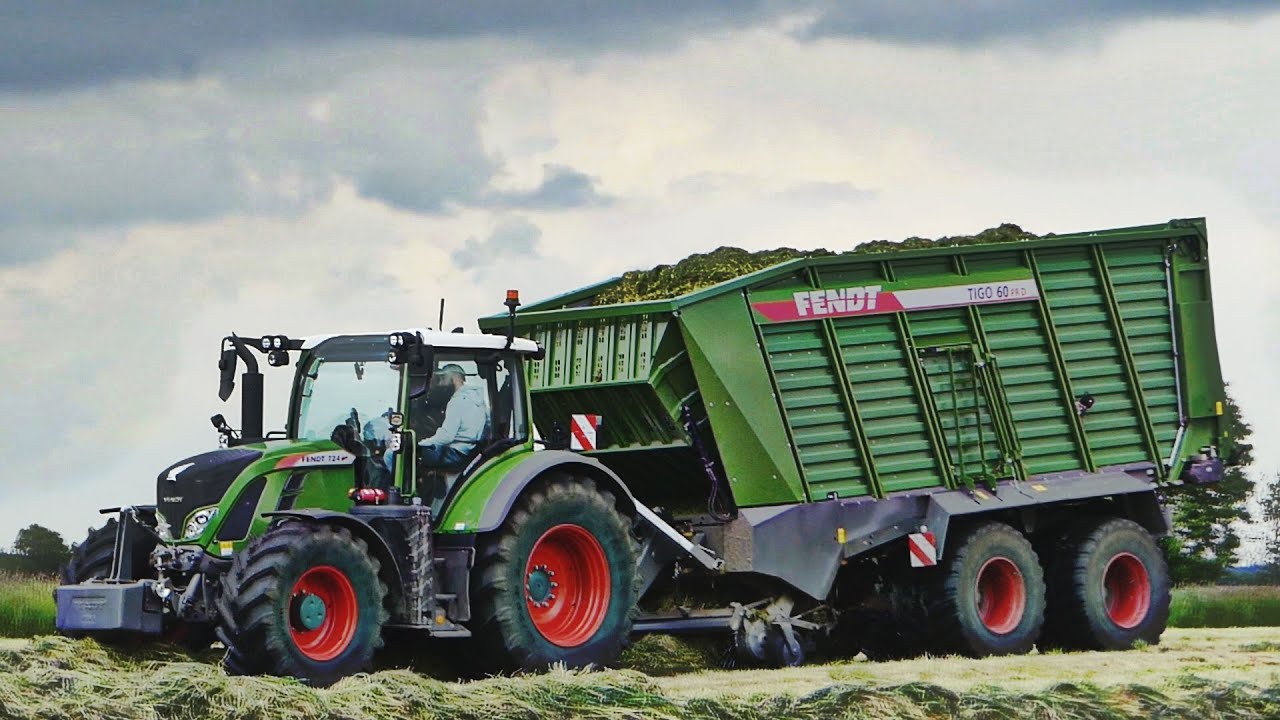||Zbiór traw 2k21||Testujemy nowego Fendta 724 Vario i przyczpę Fendt Tigo 60 PRD|| GR Jakubiak