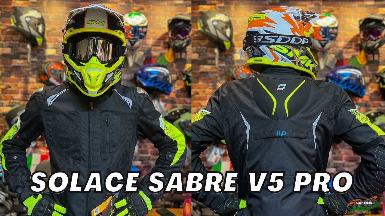 Solace Sabre V5 Pro I Best Riding Jacket | New Updated | Full Detailed Review I Made in India