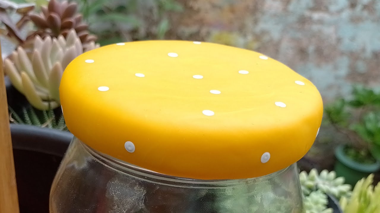 Como encapar tampa de plástico com biscuit #biscuit #façaevenda #vidrodecorado #vidrobiscuit