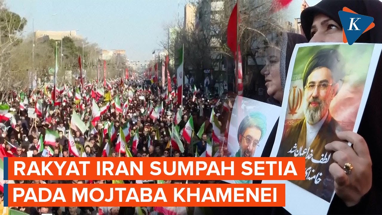 Rakyat Iran Sumpah Setia pada Mojtaba Khamenei, Dukung Pemimpin Baru Lawan Musuh