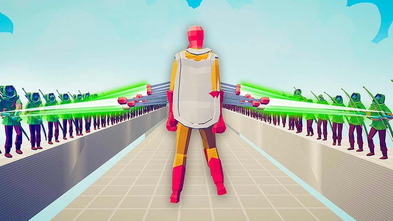 WHO CAN SURVIVE POISON DART DEATHRUN? | TABS Totally Accurate Battle Simulator