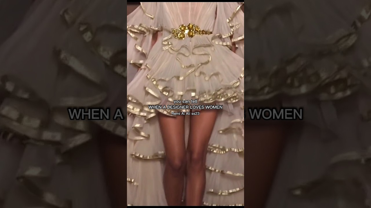 when fashion designer value women through design 😩#remialali