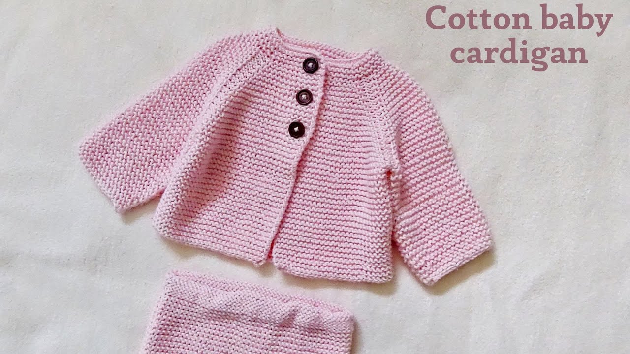 Simple knitting cardigan for babies. Kiki baby cardigan. Knitting pattern for babies 0-3 months.