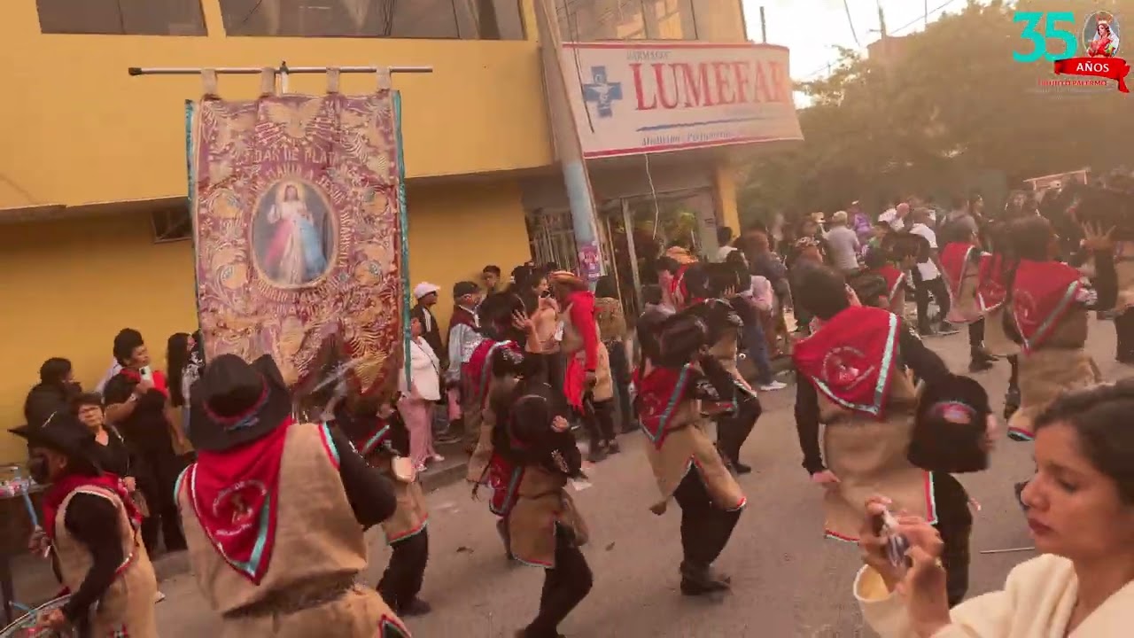 ASOCIACIÓN DE NEGROS TRUJILLO PALERMO EN LA PROCESIÓN DE LA  VIRGEN DE LA PUERTA DE SALAVERRY 2025