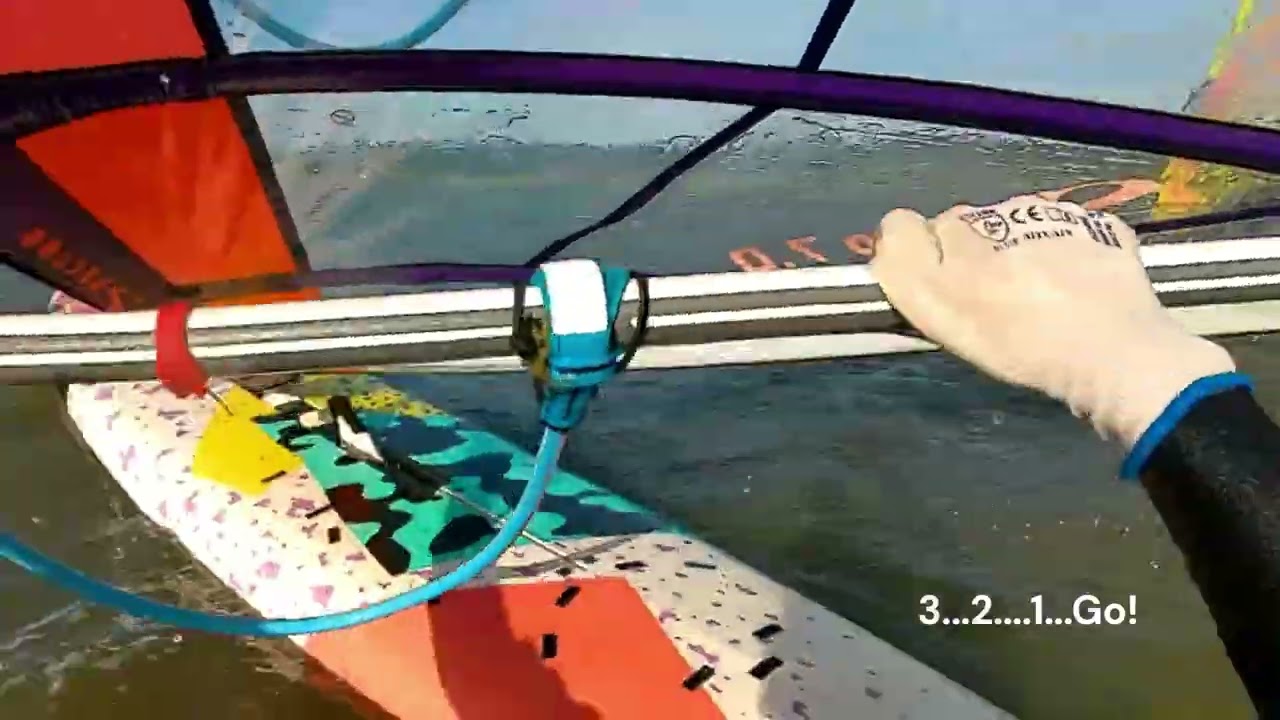 Windsurfing - THE RACE - Fanatic Cross vs Fanatic CAT - Windsurf boards are alive..