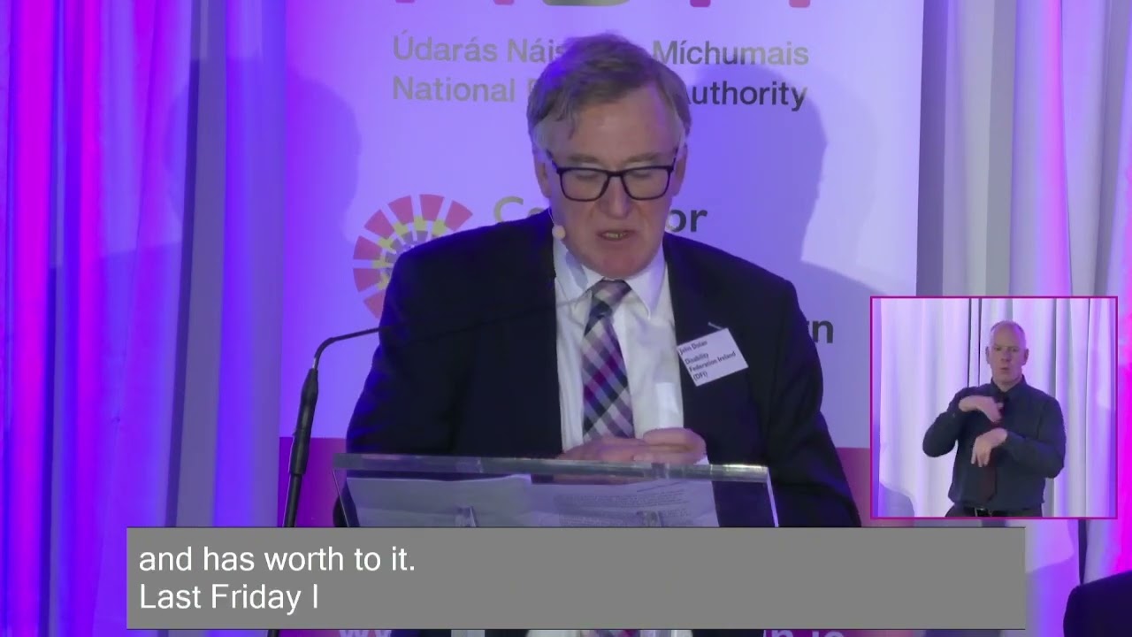 NDA Conference 2023: Session 4 Political participation of disabled people in Ireland.