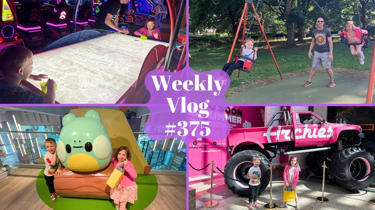 Weekly Vlog #375 - Shopping In Manchester & The Trafford Centre, Arcade & Bowling At Kingpins
