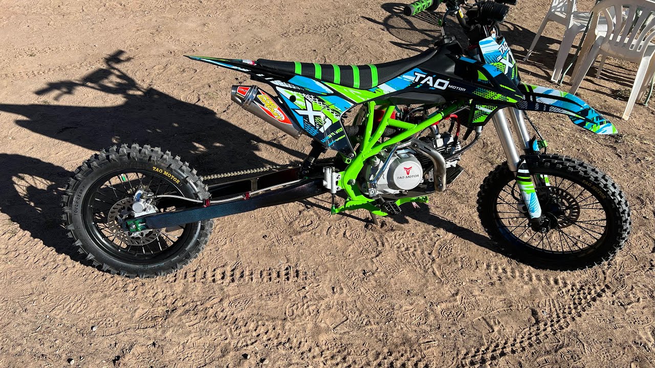 The Tao DBX-1 gets a 14in stretched swingarm!!