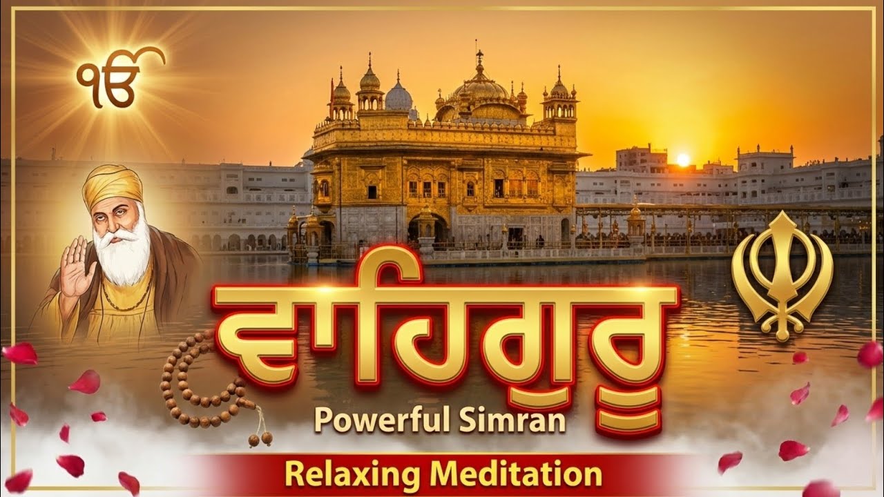 ਵਾਹਿਗੁਰੂ ਸਿਮਰਨ 🙏 | ਮਨ ਦੀ ਸ਼ਾਂਤੀ ਲਈ ਸ਼ਕਤੀਸ਼ਾਲੀ ਨਾਮ ਜਪ | Waheguru Simran Gurbani