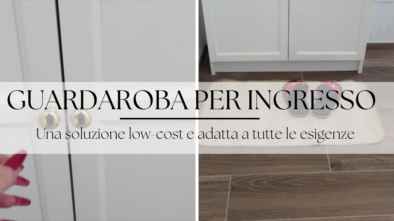 GUARDAROBA \SCARPIERA PER INGRESSO | MAI PIU DISORDINE SPENDENDO POCHISSIMO