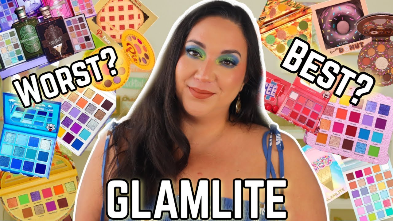 Ranking ALL Of My Glamlite Palettes | From WORST TO BEST