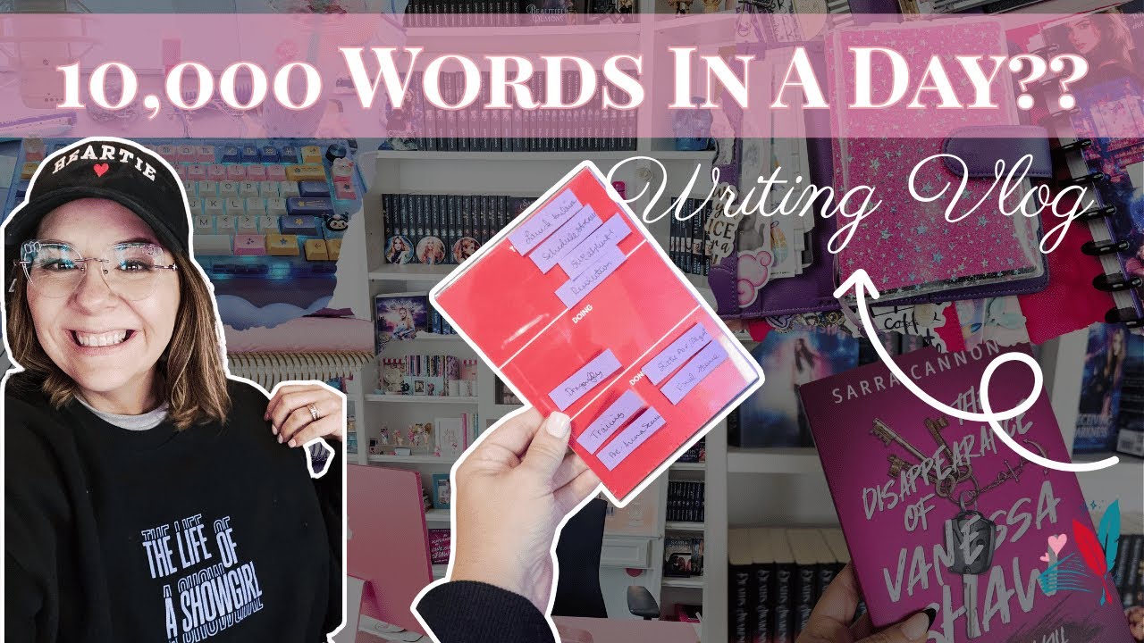 I Tried Writing 10,000 Words In A Day 😱📖 ROUGH DRAFT DIARIES DAY 20 VLOG