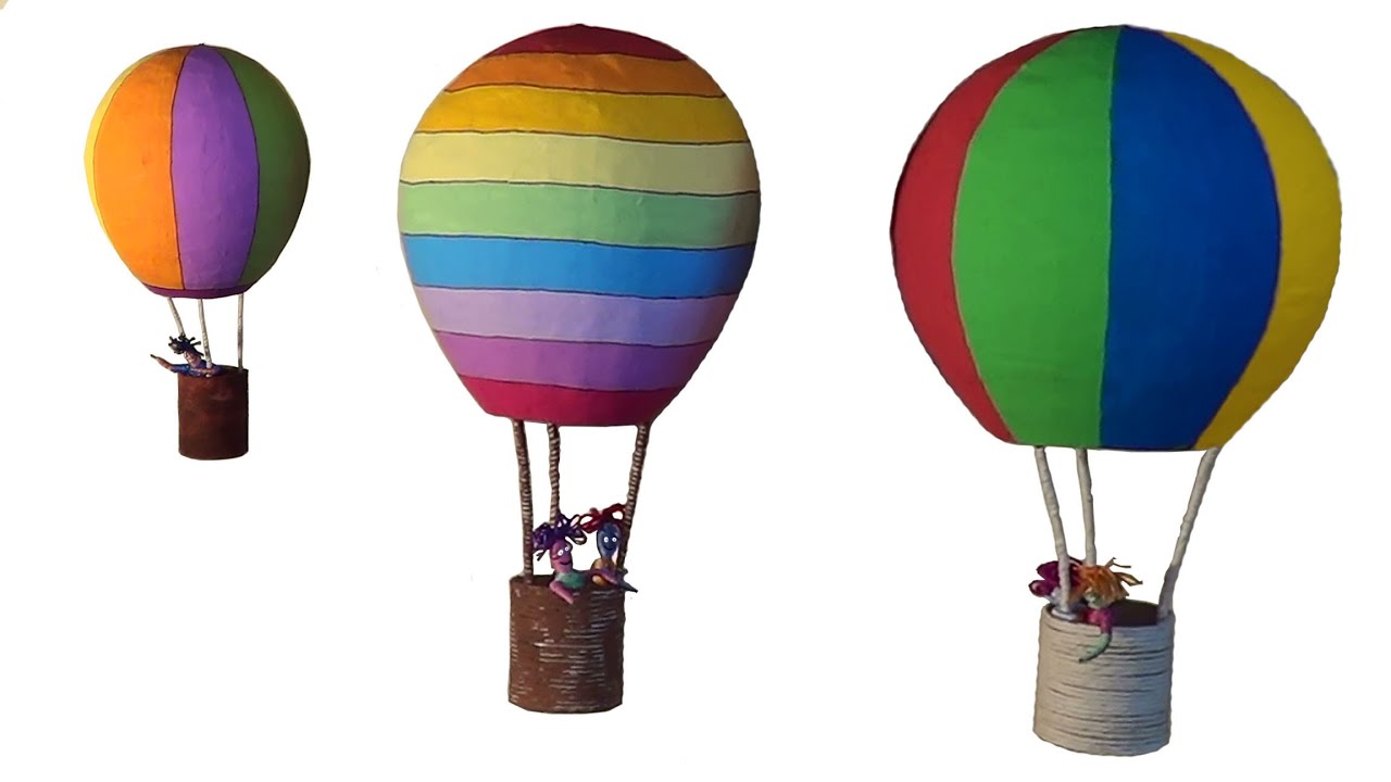 INCRÍVEL PAPIETAGEM! BALÃO Decoração para Quarto - Home Decor: Balloon - Decorácion de Dormitorio