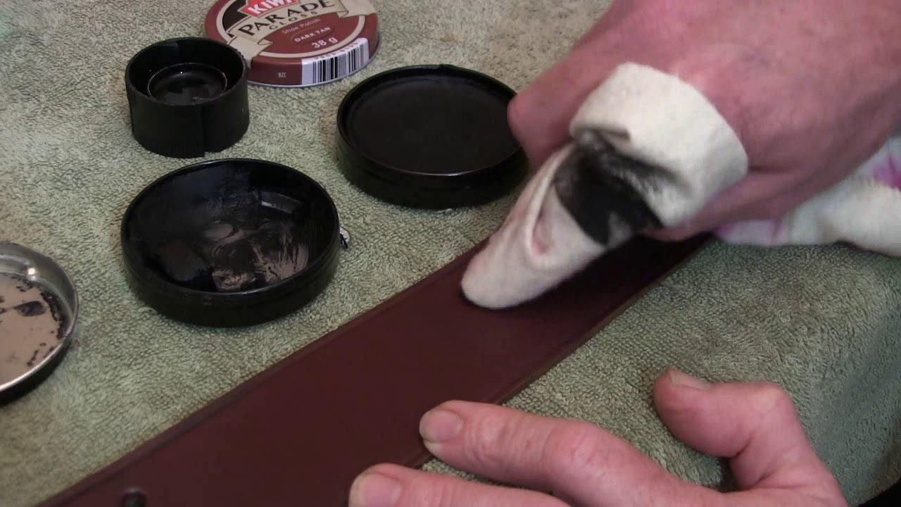 How to create a Patina on a Sam Browne Leather belt