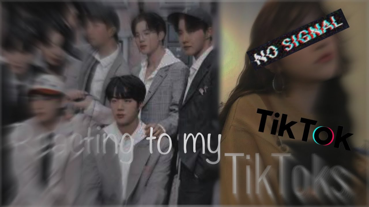 Reacting To My TikToks With My Boyfriends ||BTS ot7 ff|| oneshot *you all as youtubers* #5