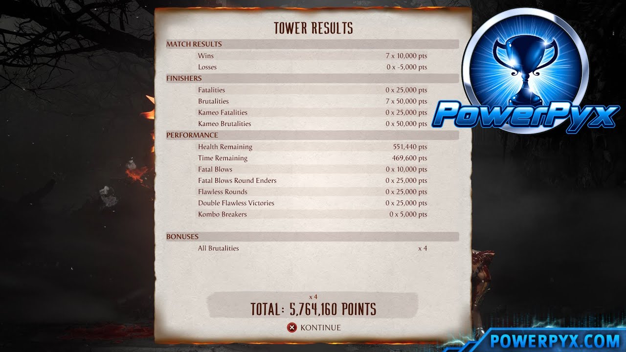 Mortal Kombat 1 - High Score, Is That Good? Trophy / Achievement Guide - Easy 5 Million Tower Score