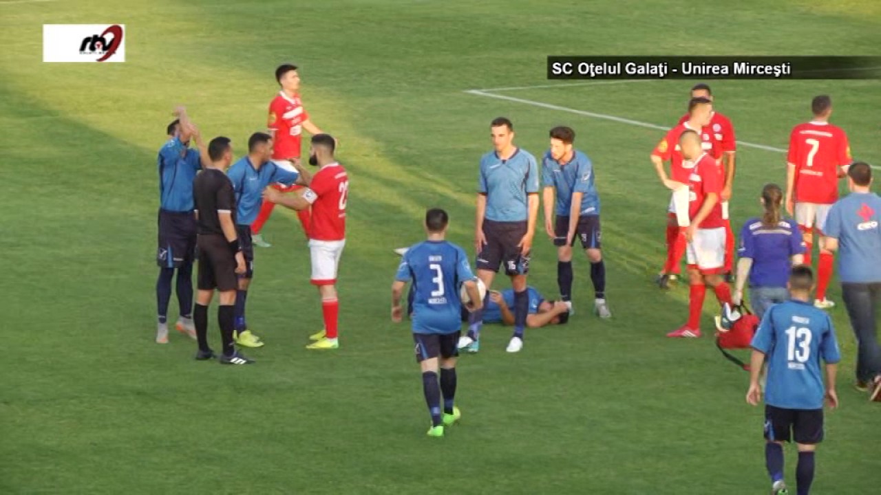 SC Oțelul Galați - Unirea Mircești 2-0 (repriza 1)