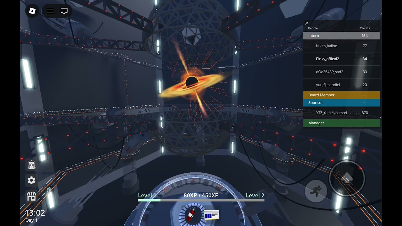 Startup Black Hole core