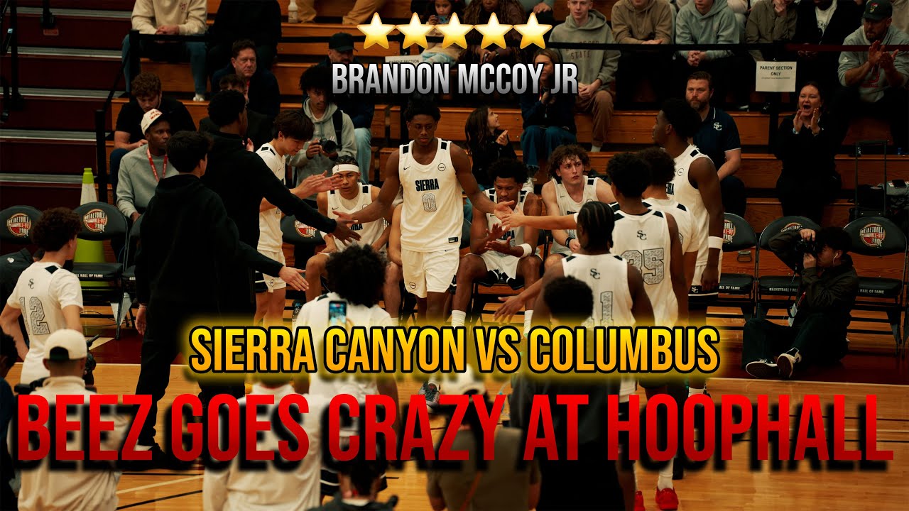 Brandon Mccoy and Maximo Adams go off and blow out Columbus HS at HoopHall!