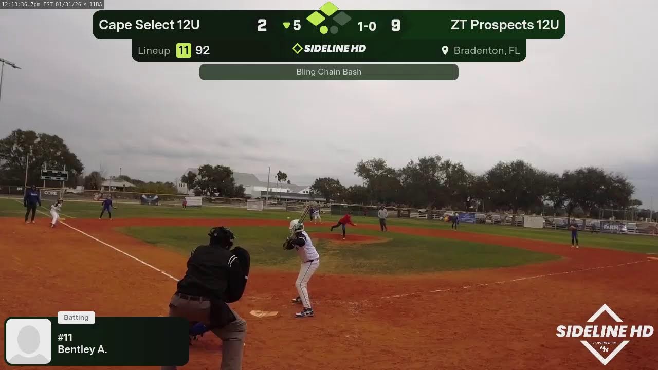 ZT Prospects 12U vs. Cape Select 12U (2026.01.31)