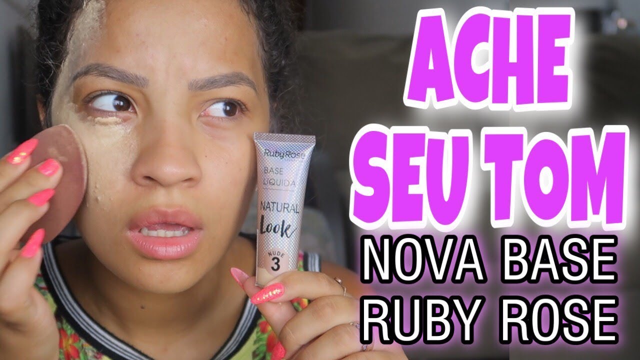 COMO ESCOLHER TOM BASE - RESENHA RUBY ROSE