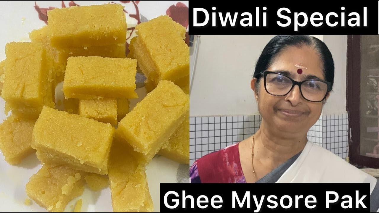 Soft Ghee Mysore Pak || Soft Ghee Mysore Pak | Diwali Sweets ||