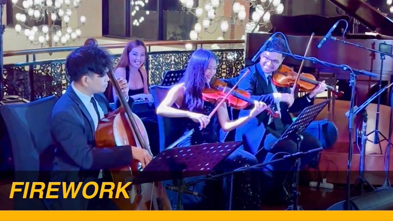 FIREWORK Katy Perry Instrumental | Violin Cello Piano Quartet