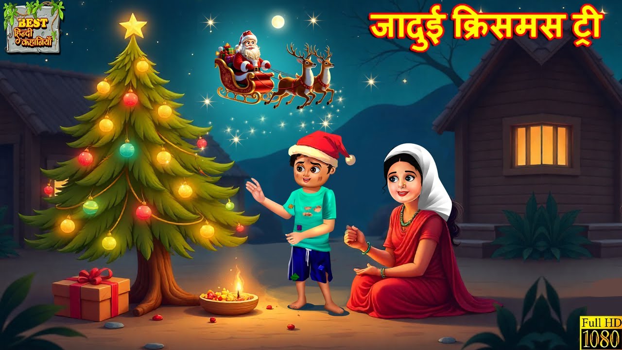 जादुई क्रिसमस ट्री | Jadui Christmas Tree | Christmas Story | Hindi Kahani | Jadui Kahani | Cartoon