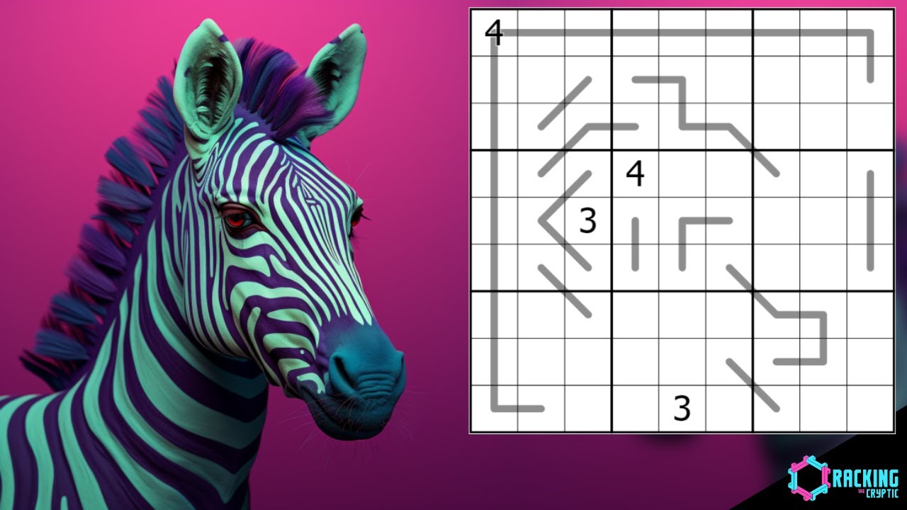 The Strange & Beautiful Zebra Sudoku