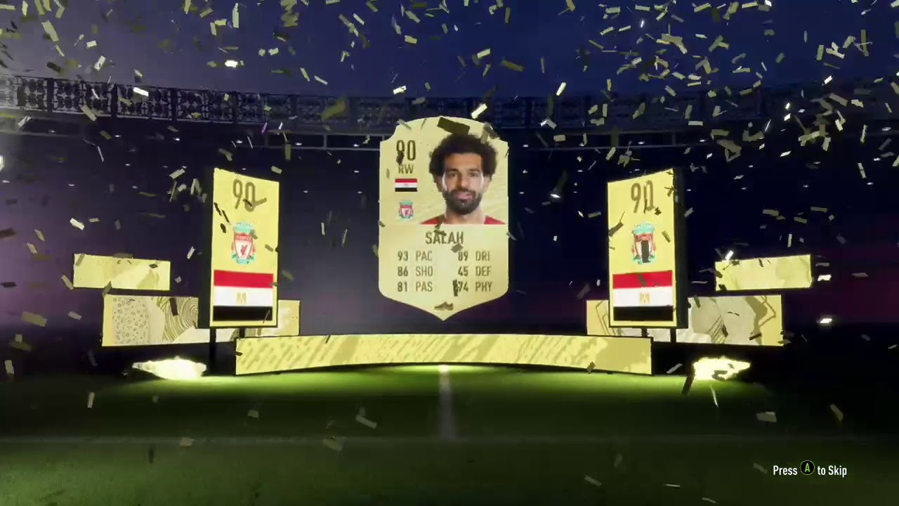 90 RATED SALAH | TWO PLAYER 81+ PREMIER PACK | FIFA 20 ULTIMATE TEAM