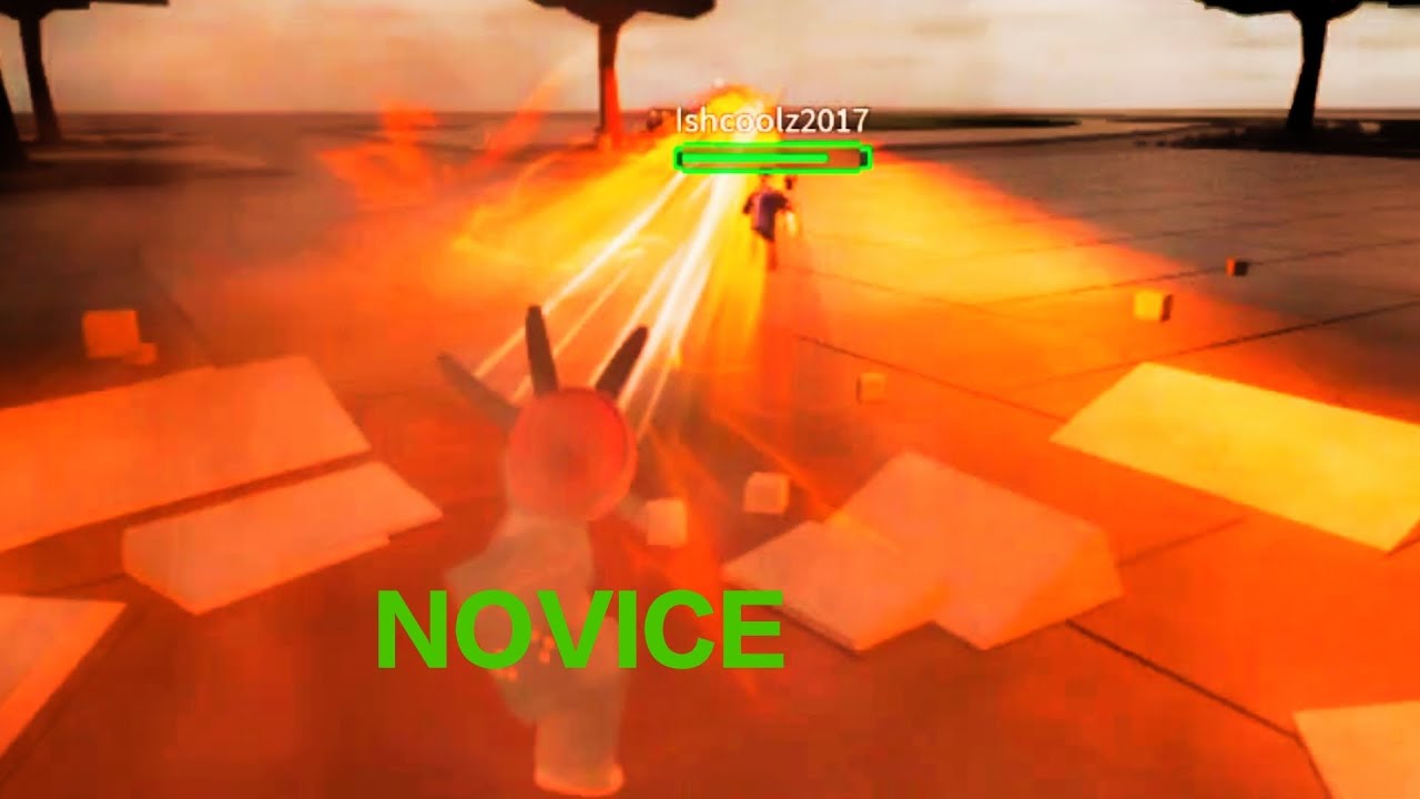 NOVICE FIGHTER IN ROBLOX THE STRONGEST BATTLEGROUNDS | novice fighting techniques 