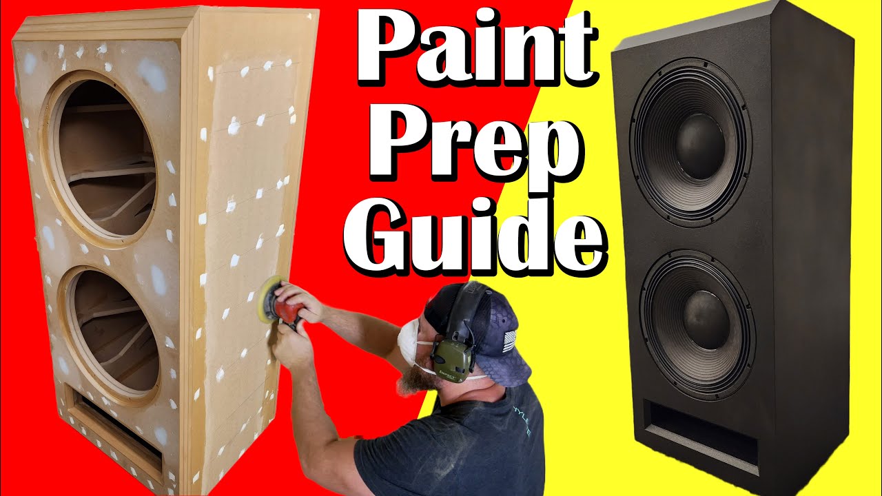 SMOOTH! Tips for Prepping MDF for DIY Paint Job | GSG Audio Evolution Subwoofer Boxes
