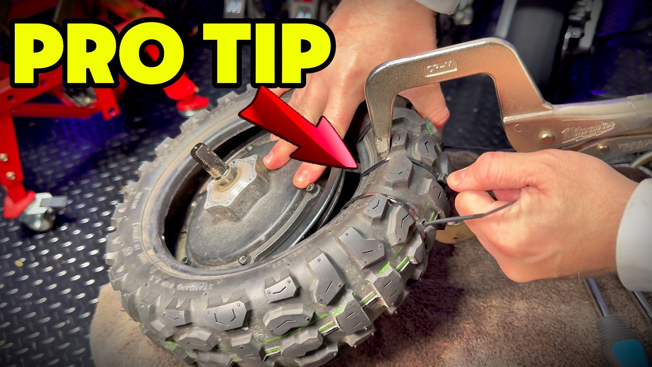 Easiest Scooter Tire Change Ever! 🛞 Swapping Gotrax GX3 to Off-Road Tires! (Step-by-Step Guide)