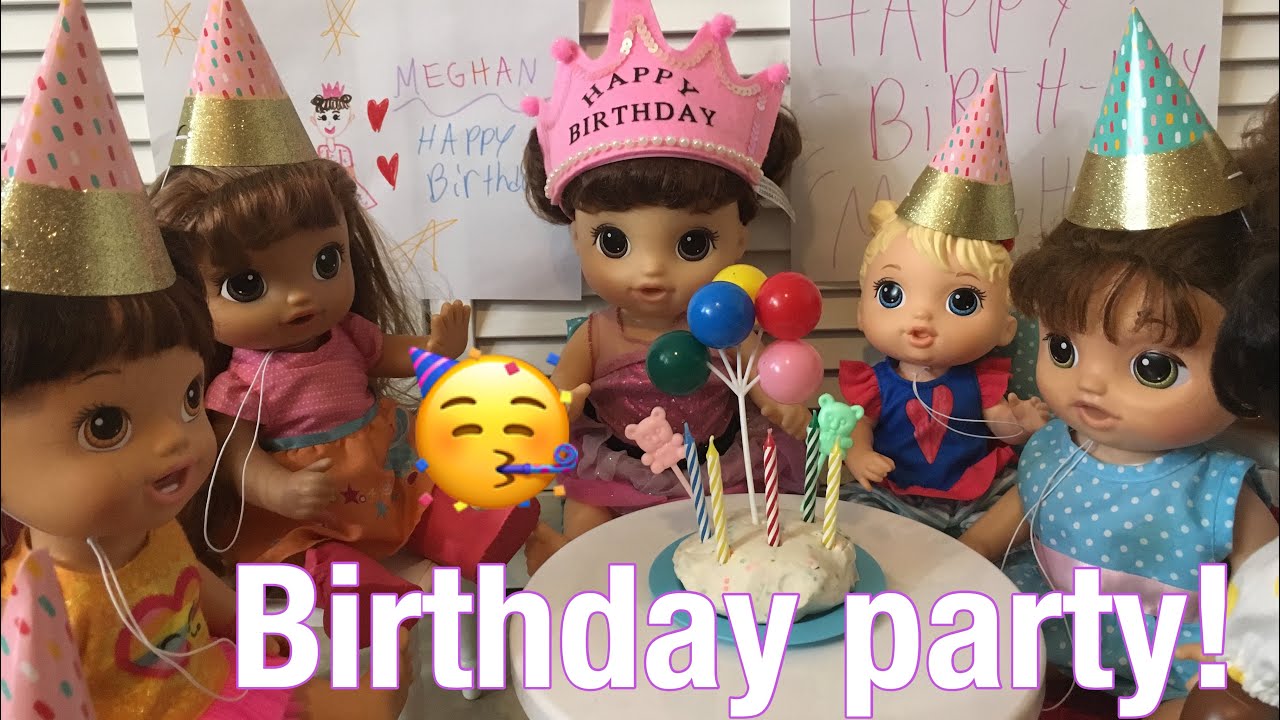 BABY ALIVE Meghan’s Birthday Party!