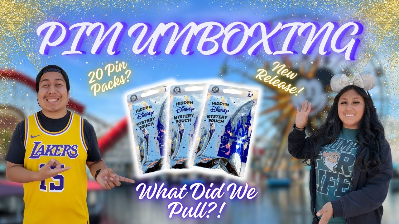 UNBOXING 20 PACKS OF THE NEW HIDDEN DISNEY PINS!! 2025