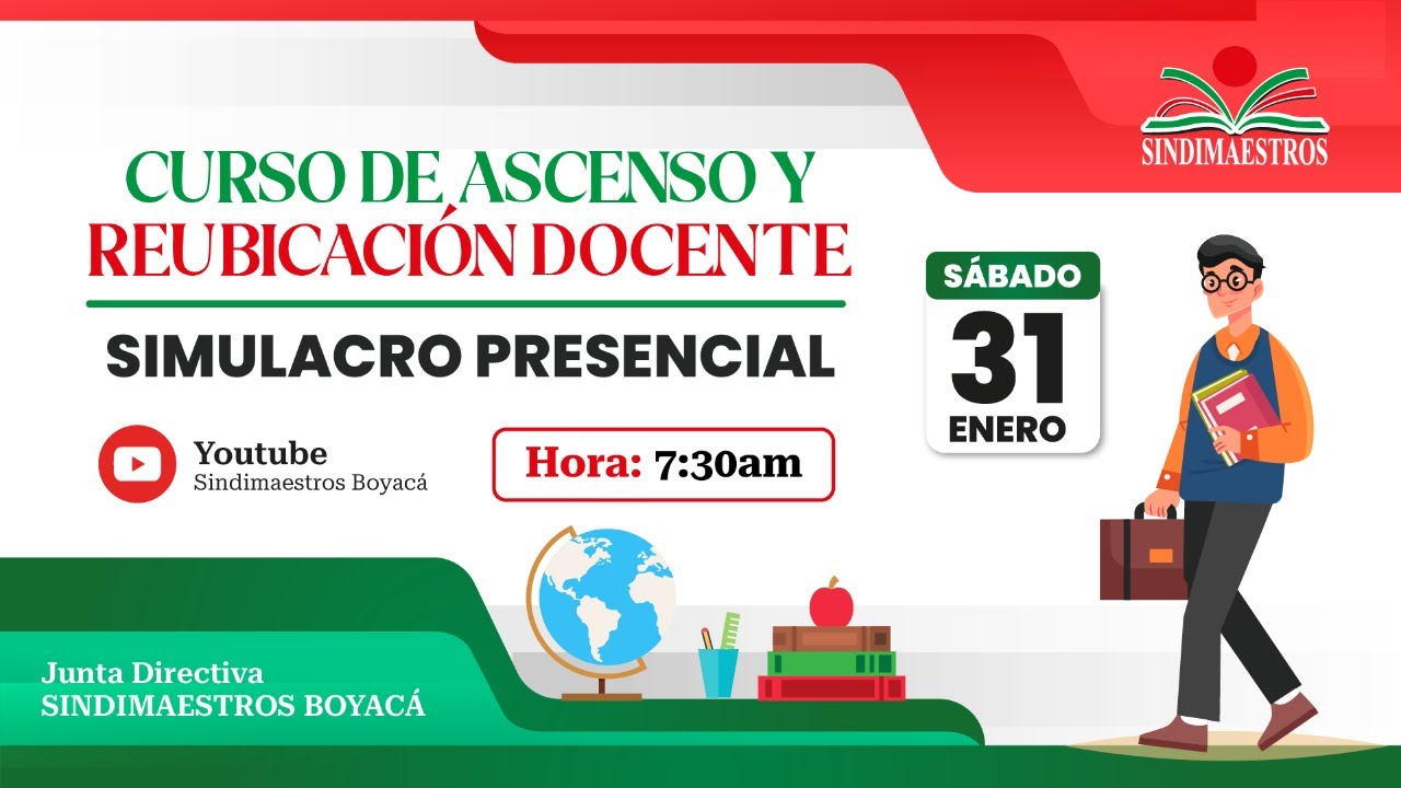 CURSO DE ASCENSO Y REUBICACI&Oacute;N DOCENTE - SESI&Oacute;N PRESENCIAL