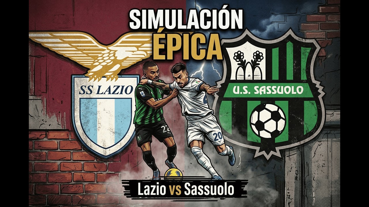 Lazio VS Sassuolo | SERIE A | video game simulation