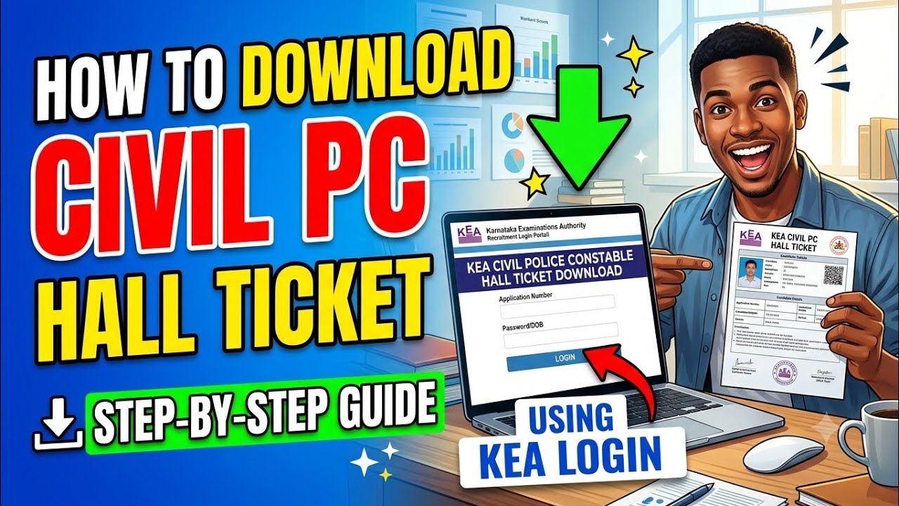 How to download PC hall ticket | kea release hall ticket|2026|